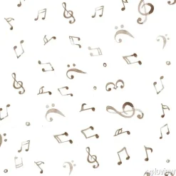 Tapeta: Akwarela splash muzyka wzór