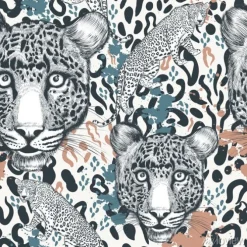 Tapeta: Animal vector print with leopard spoty ornament, wallpaper, pattern