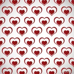 Tapeta: Animowany serce miłość wzór obrazu ilustracji wektorowych projektowania