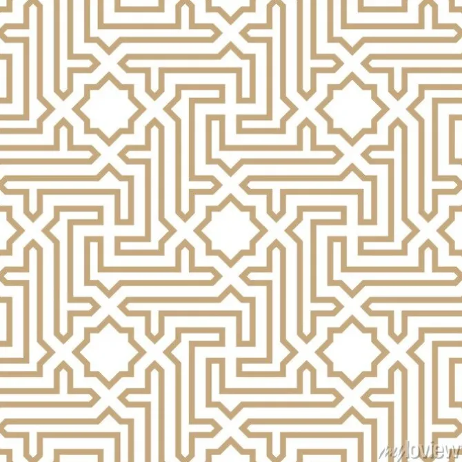 Tapeta: Arabski geometryczny ornament bez szwu
