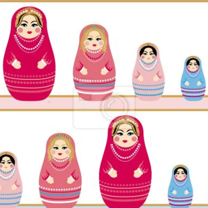 Tapeta: Baboushka lalki