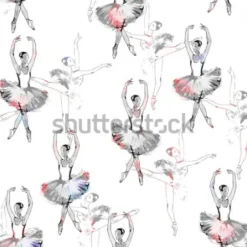 Tapeta: Baletnice w tanecznych pozach