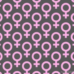Tapeta: Bez szwu deseń ikonę żeński, symbol wenus