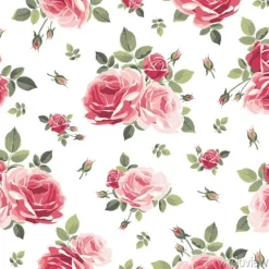 Tapeta: Bez szwu deseń z róż. archiwalne tła kwiatu. ilustracji wektorowych