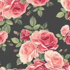 Tapeta: Bez szwu deseń z róż. archiwalne tła kwiatu. ilustracji wektorowych