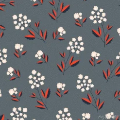 Tapeta: Bez szwu kwiatowy wzór. ilustracji wektorowych