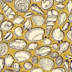 Tapeta: Bezszwowe retro graficzny wzór powłoki