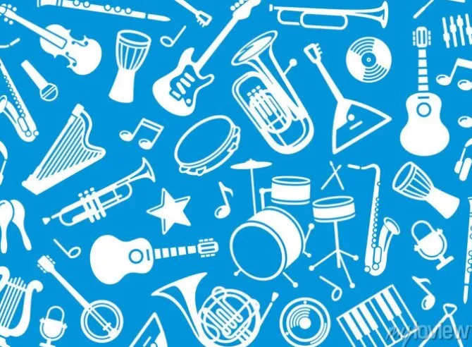 Tapeta: Bezszwowe tło muzyczne