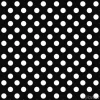 Tapeta: Bezszwowe tło retro z białymi kropkami na czarnym tle.