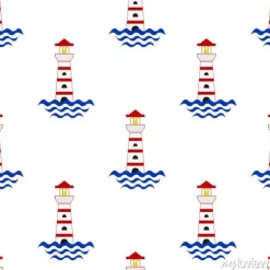 Tapeta: Bezszwowe wzór latarni.