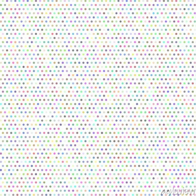 Tapeta: Bezszwowy coroful retro grochu wzór, kropkowany tło na białym