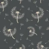Tapeta: Bezszwowy wzór z dandelions na ciemnym tle