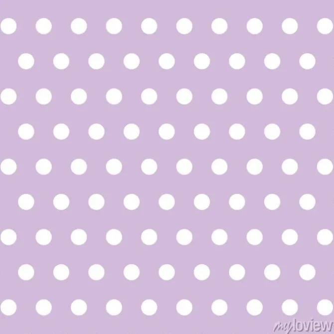 Tapeta: Białe kropki na tle lawendy