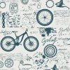 Tapeta: Bicycles.vector abstract seamless pattern on the theme of bikes,