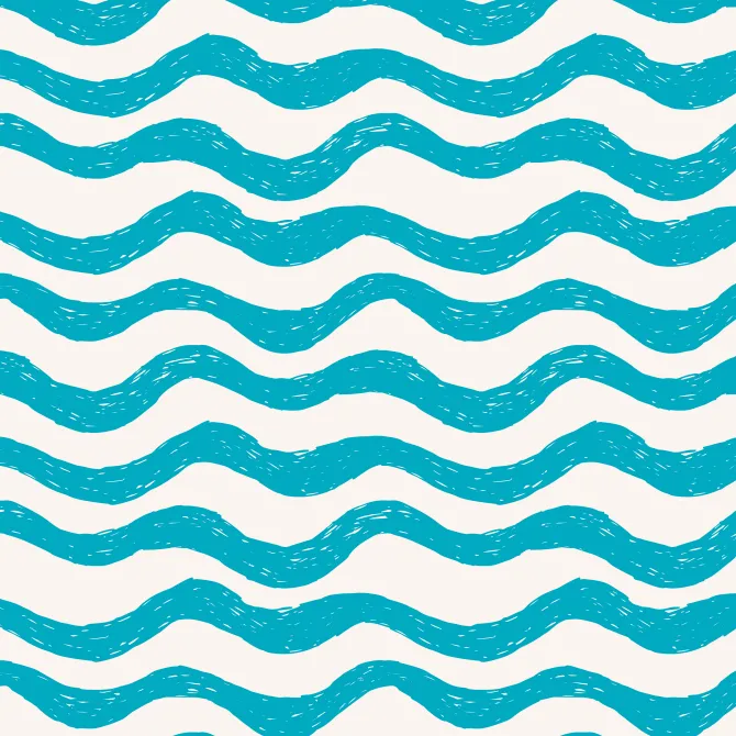 Tapeta: Blue waves seamless hand drawn pattern