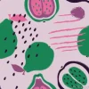 Tapeta: Brush grunge guava seamless pattern.