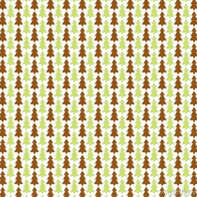 Tapeta: Brązowe i zielone drzewka