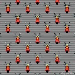 Tapeta: Cute dla dzieci wzór dla dziewcząt i chłopców. kolorowe motocykla,