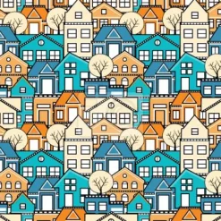 Tapeta: Domy miejskie