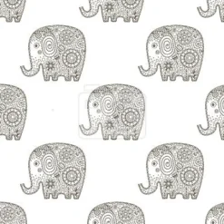 Tapeta: Doodle elephants