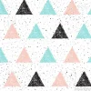 Tapeta: Doodle trójkąt bezszwowe tło. czarny, niebieski i różowy triang