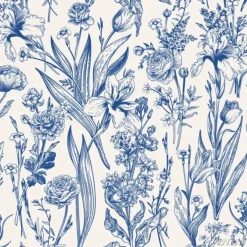 Tapeta: Dzikie kwiaty polne na beżowym tle