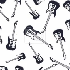 Tapeta: Elektryczne gitary czarno-białe