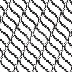 Tapeta: Faliste punkty na białym