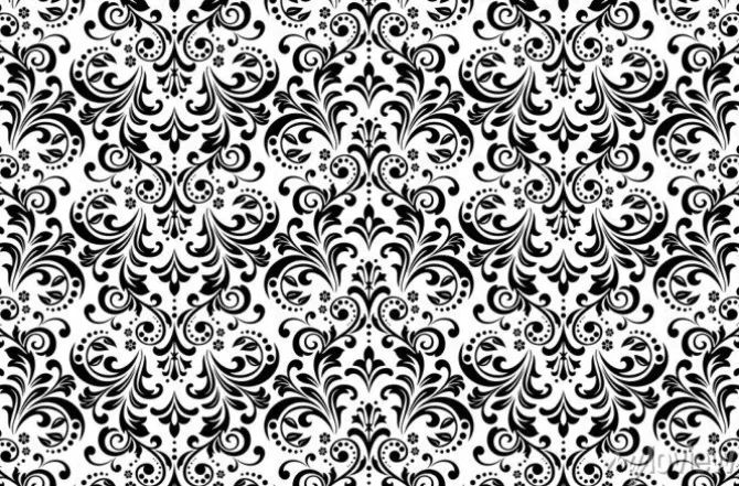 Tapeta: Floral pattern. vintage wallpaper in the baroque style. seamless