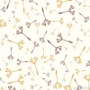 Tapeta: Floral streszczenie bez szwu tła z kolorowych dandelions. ilustracji