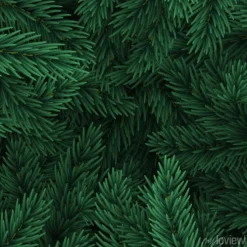 Tapeta: Gałęzie choinki. świąteczne xmas granicy zielonej gałęzi sosny.