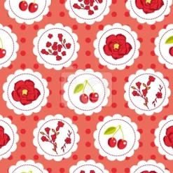 Tapeta: Grannys ogród cherry red