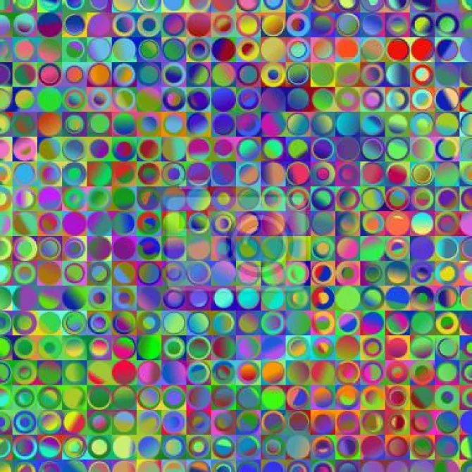 Tapeta: Groszki 3d w opalizującym kolorze