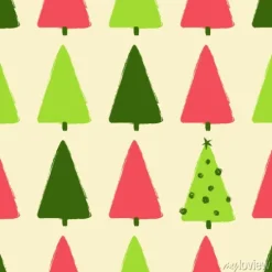 Tapeta: Grunge kolorowy lasowy bezszwowy wzór.