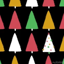 Tapeta: Grunge kolorowy lasowy bezszwowy wzór.