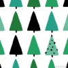 Tapeta: Grunge winter forest seamless pattern.