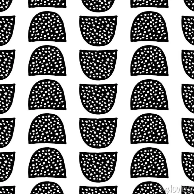 Tapeta: Hand drawn seamless pattern