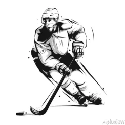 Tapeta: Hokej na lodzie w akcji