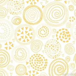 Tapeta: Jednolite s? oneczny wzór abstrakcyjny z cute? ó? tych kolistych