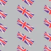Tapeta: Jednolite tło z brytyjskimi flagami