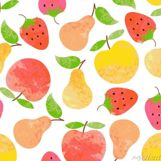 Tapeta: Jednolite tło z owocami.