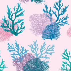 Tapeta: Jednolite wzór z rafy koralowej.