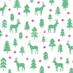 Tapeta: Jeleń w las śnieżny