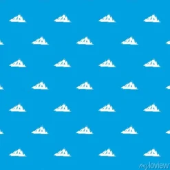 Tapeta: Kanadyjski góry wzór bez szwu niebieski