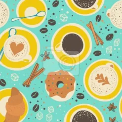 Tapeta: Kawa i przysmaki