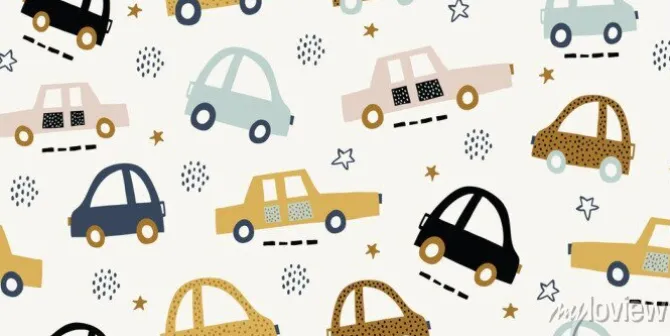 Tapeta: Kolorowe autka