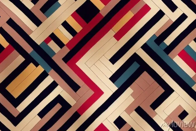 Tapeta: Kolorowe pasy w różną stronę