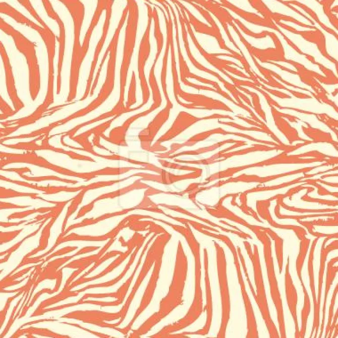 Tapeta: Kremowo-pomarańczowy deseń zebry