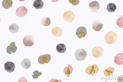 Tapeta: Kropki akwarelowej farby