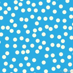 Tapeta: Kropki polka deseń, okręgi na niebieskim tle, bez szwu deseń